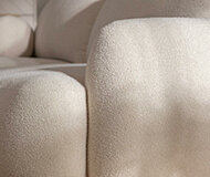 Familia Muebles de tela boucle