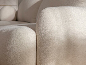 Muebles de tela boucle