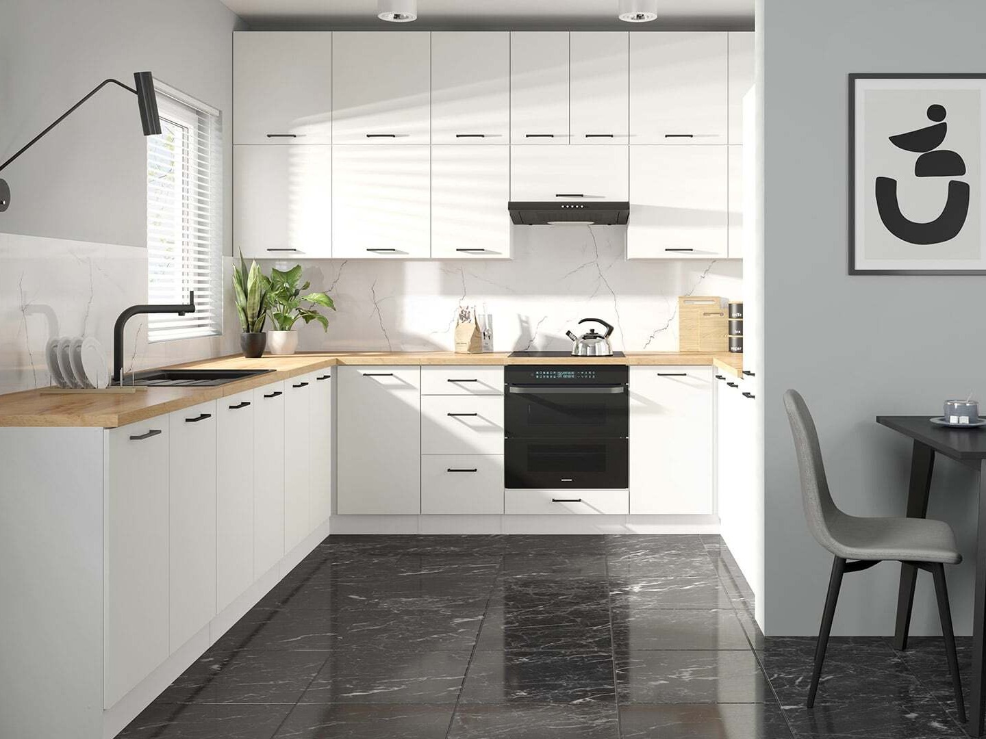 Colección de cocina Line White