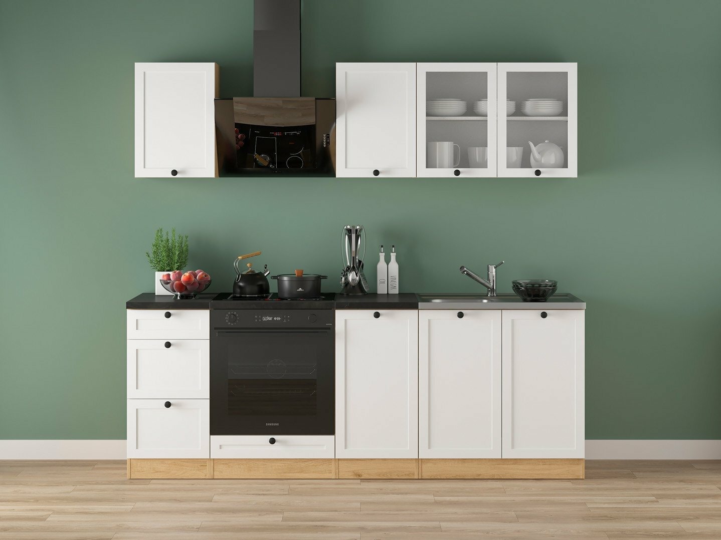 Familia Colección de cocina Classic White Oak