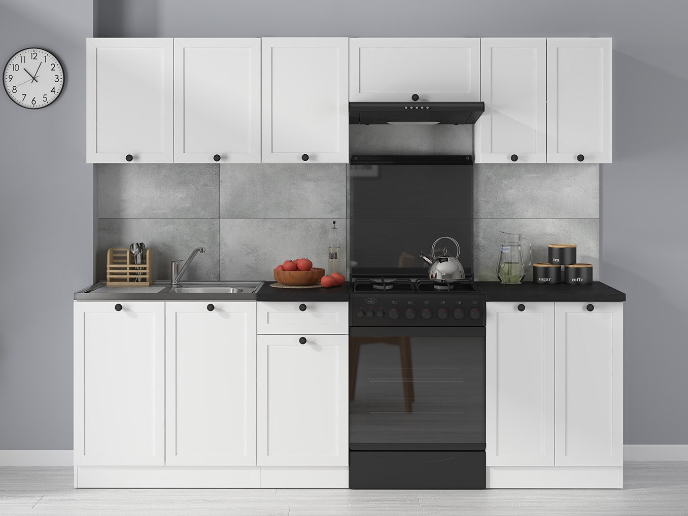 Colección de cocina Classic White Oak