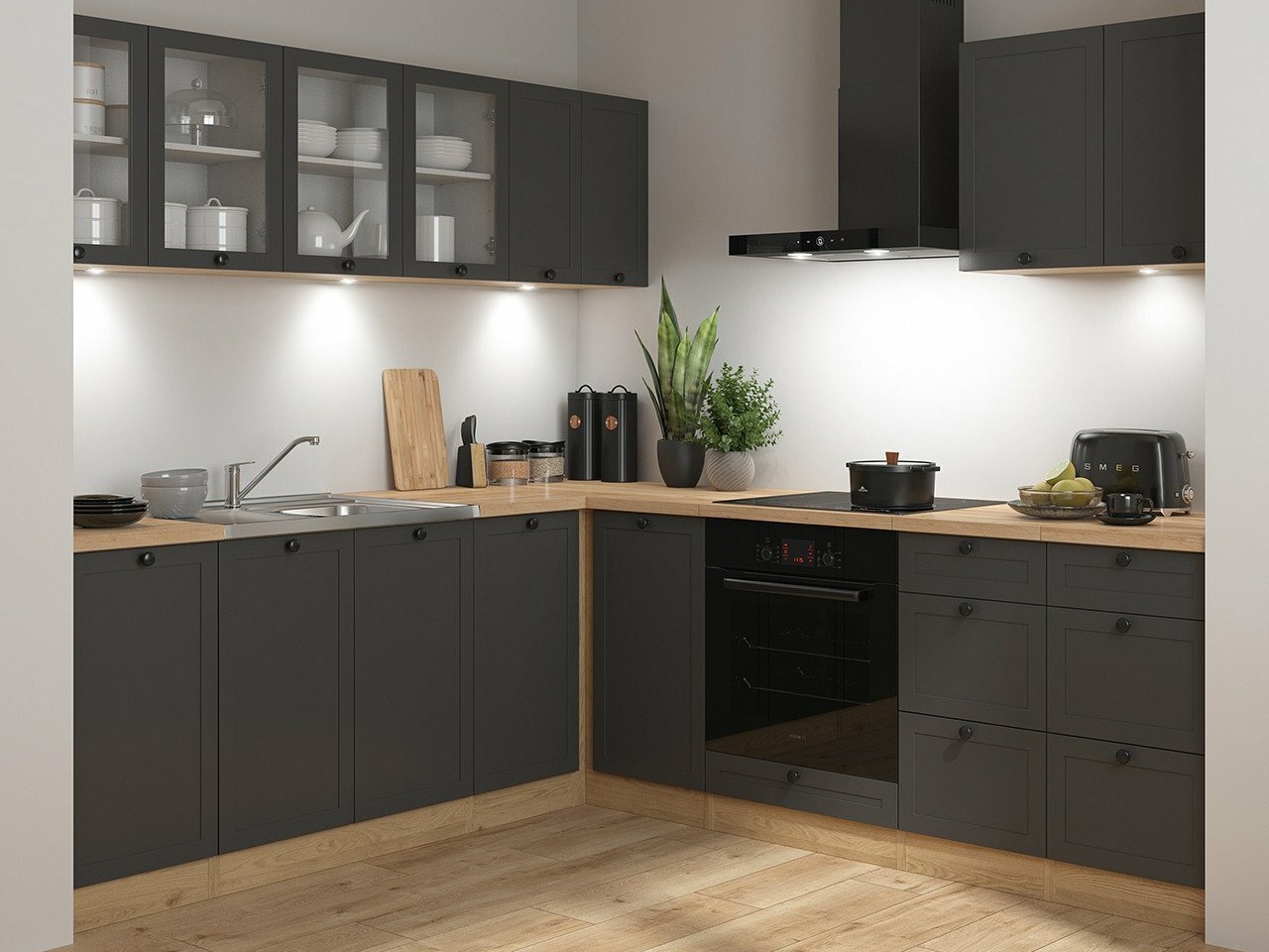 Colección de cocina Classic Grey Oak