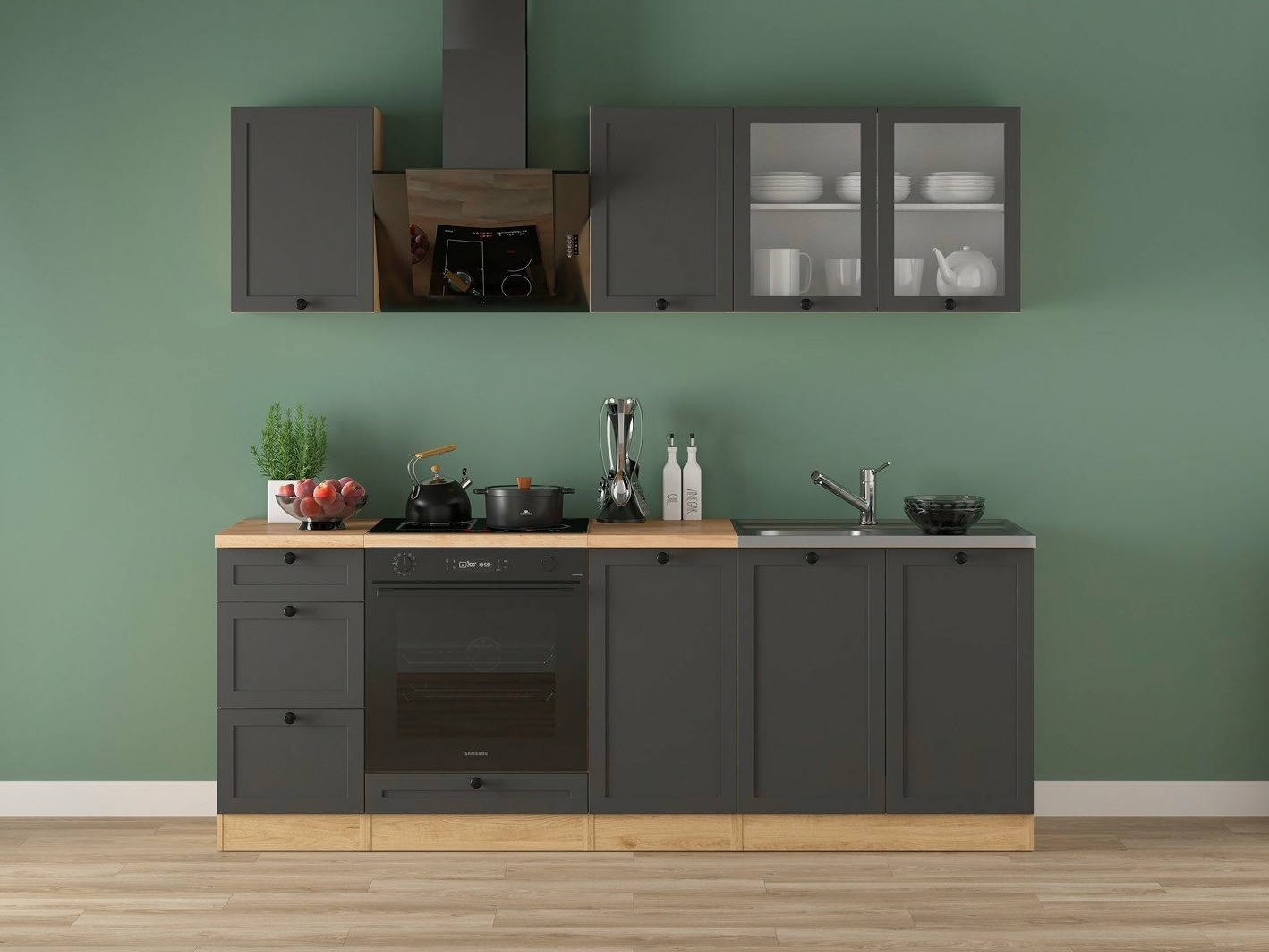 Familia Colección de cocina Classic Grey Oak