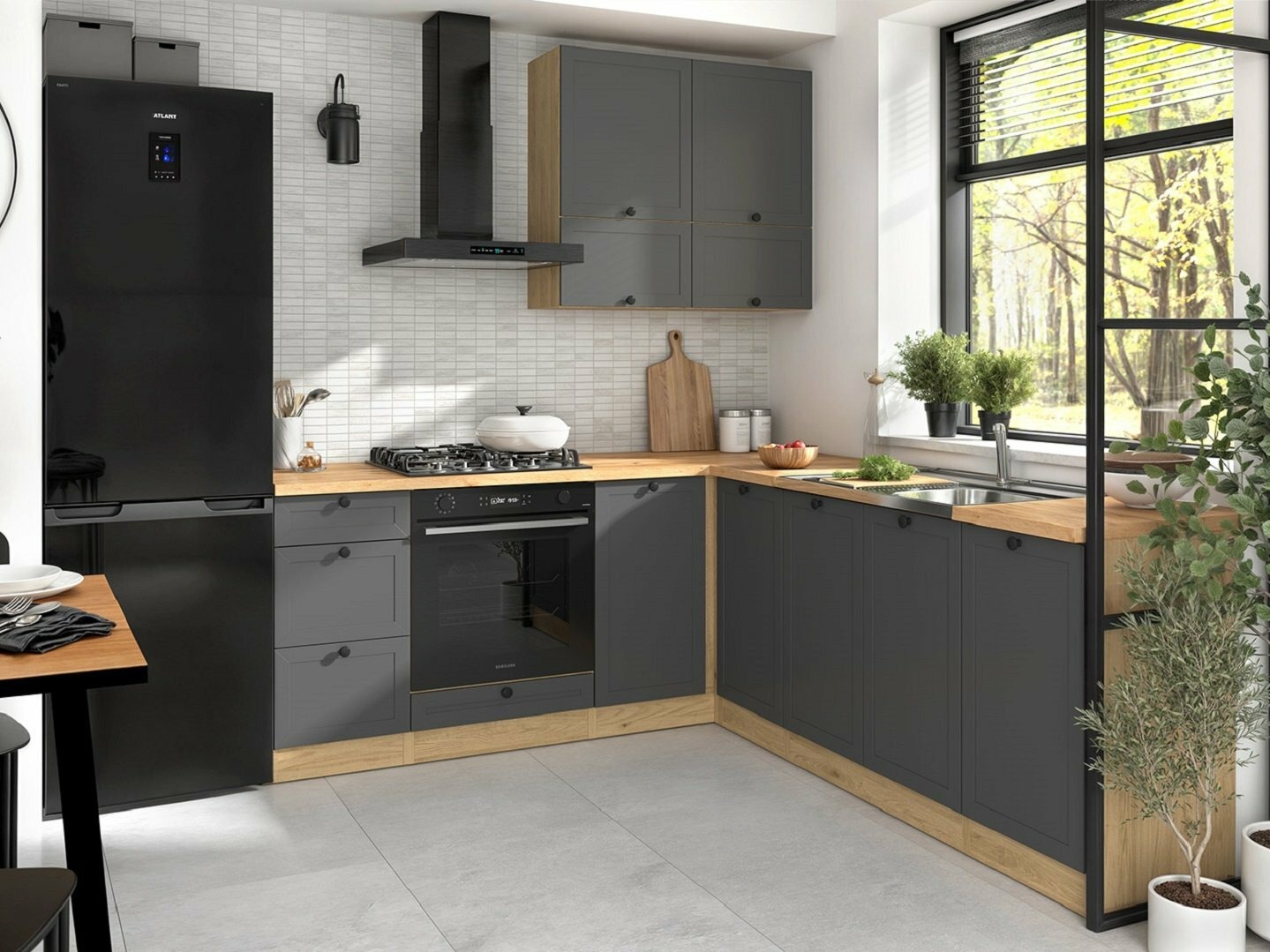 Colección de cocina Classic Grey Oak