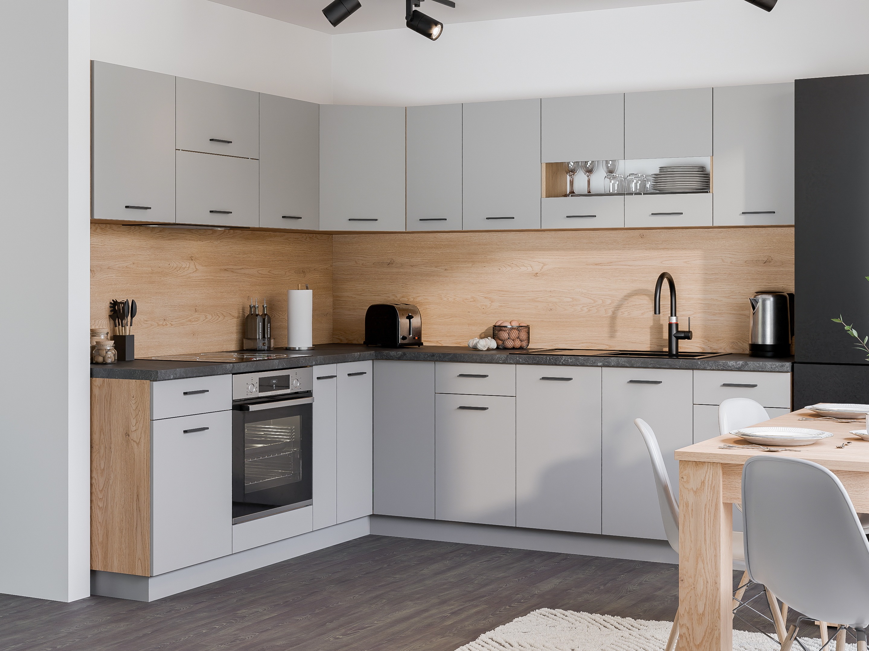 Familia Colección de cocina Ati Grey