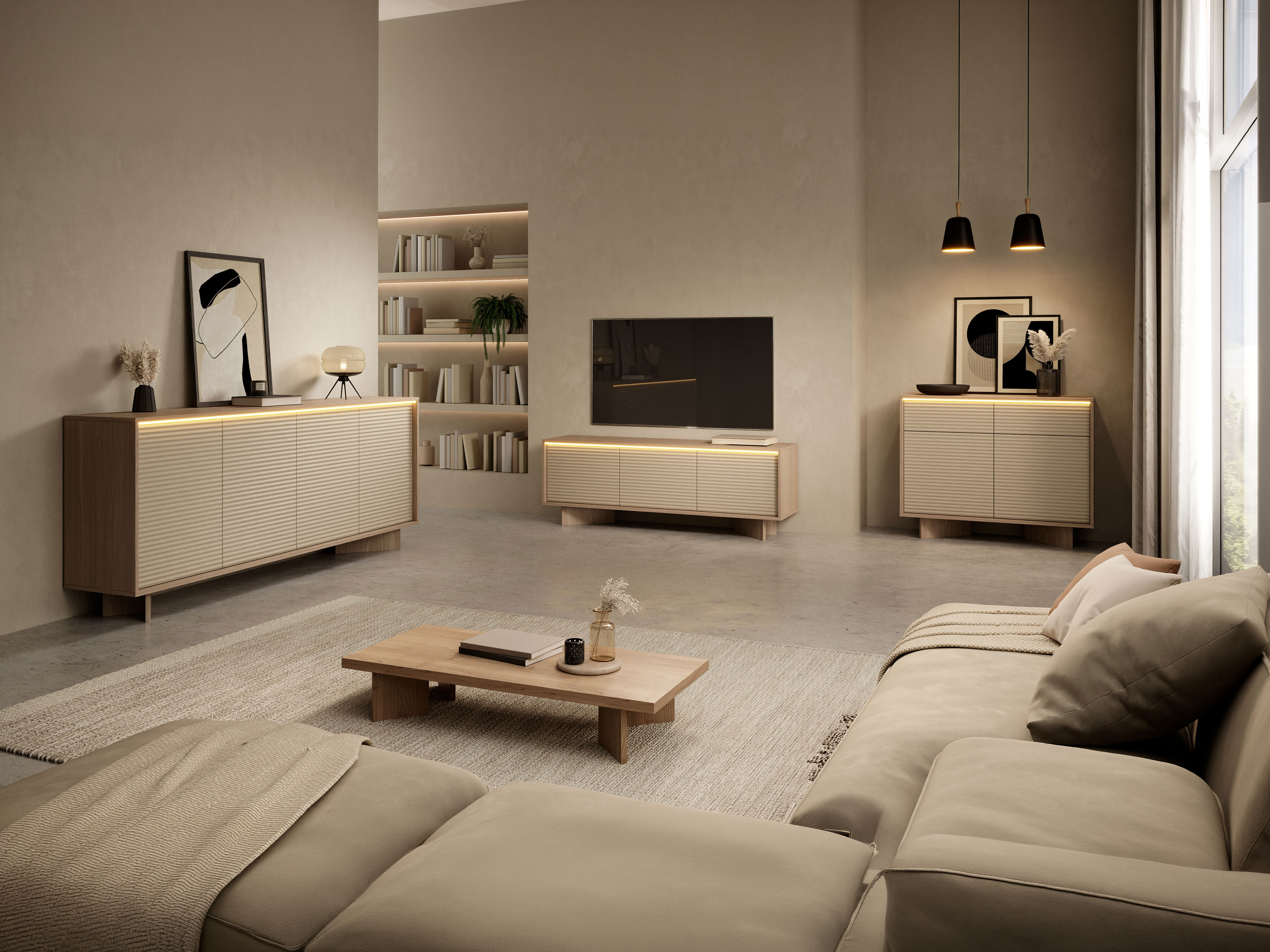 Colección de muebles Nufela