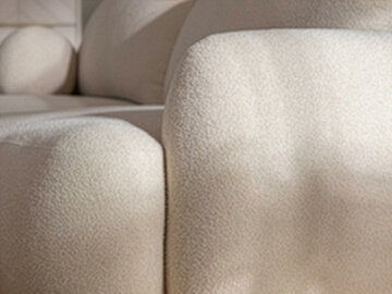 Muebles de tela boucle