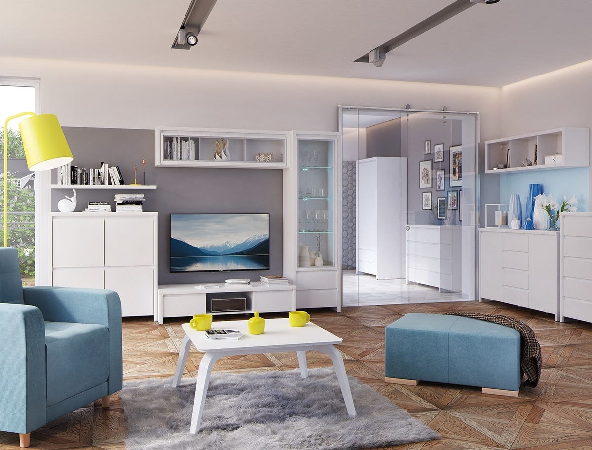 Mueble TV Nolroma 128 (Blanco)