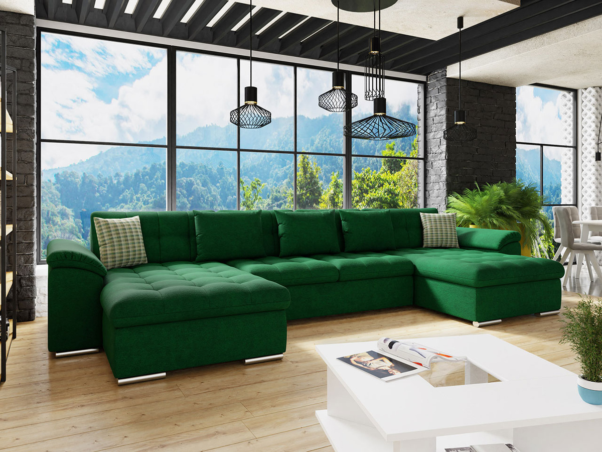 Sofá rinconero Comfivo 111 (Uttario Velvet 2951 + Senegal 823)