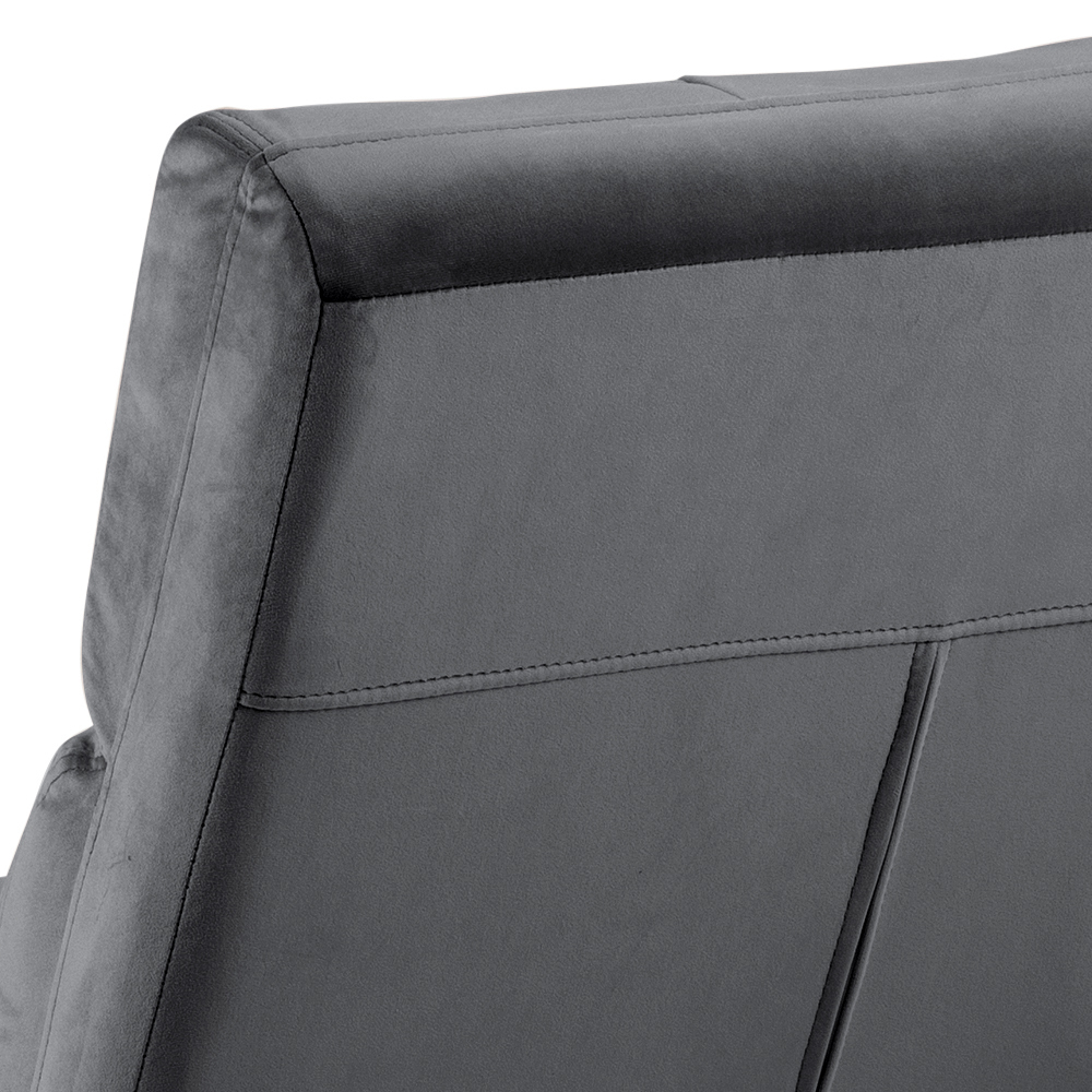 Sillón Norsica 370 (Gris oscuro + Negro)