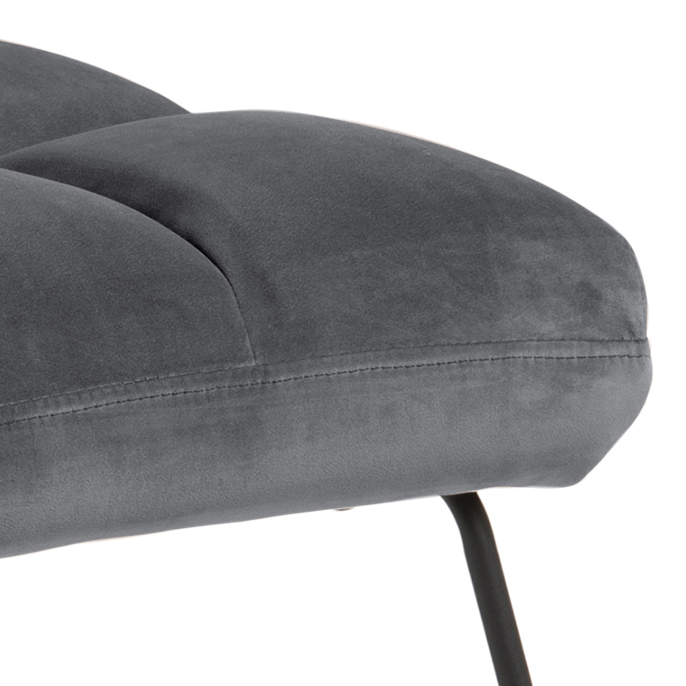 Sillón Norsica 370 (Gris oscuro + Negro)