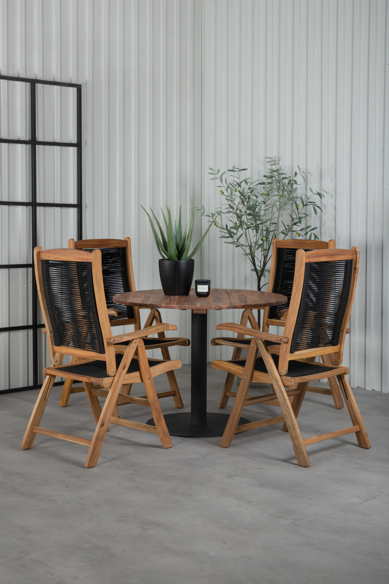 Conjunto de mesa y sillas Dallas 503