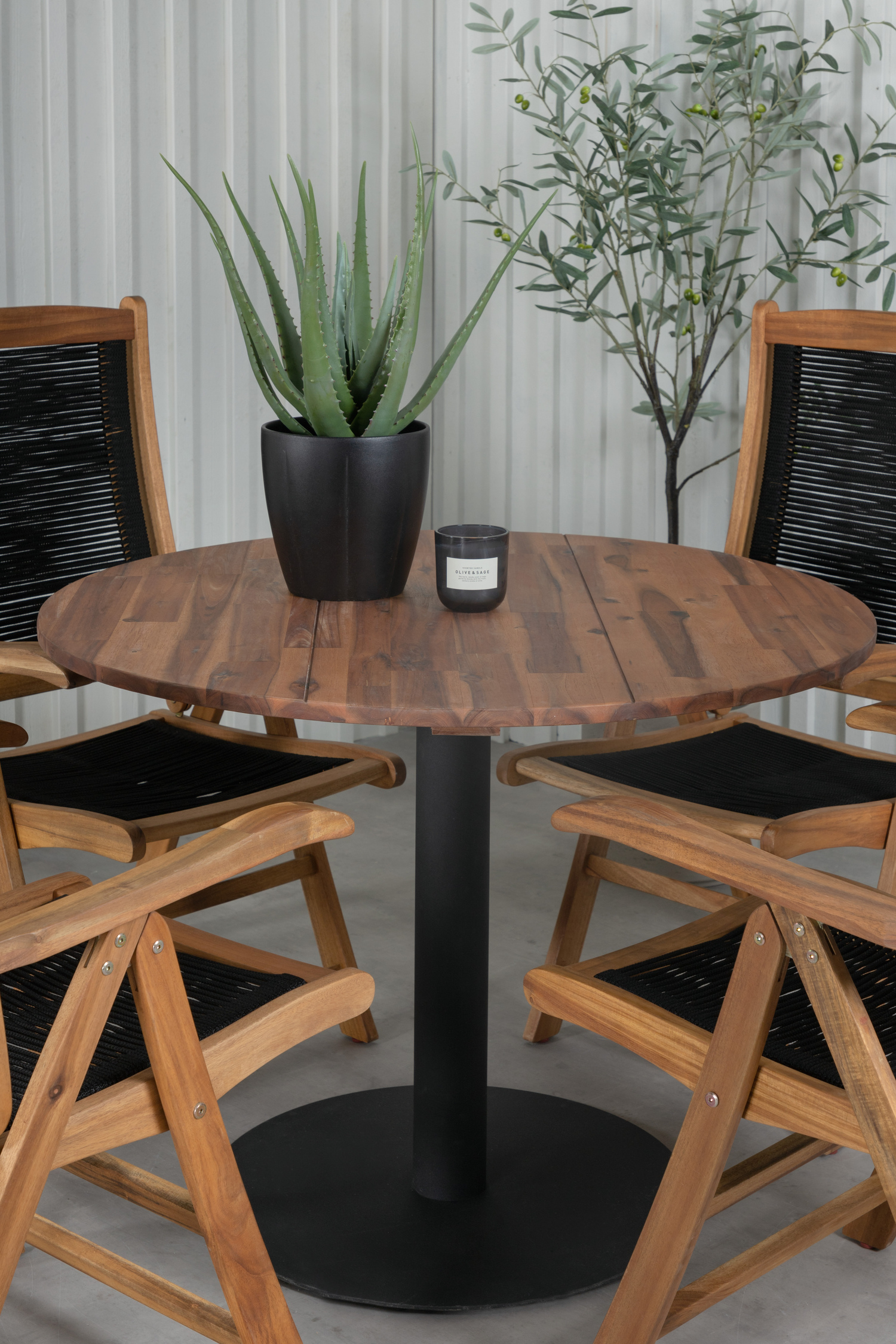 Conjunto de mesa y sillas Dallas 503