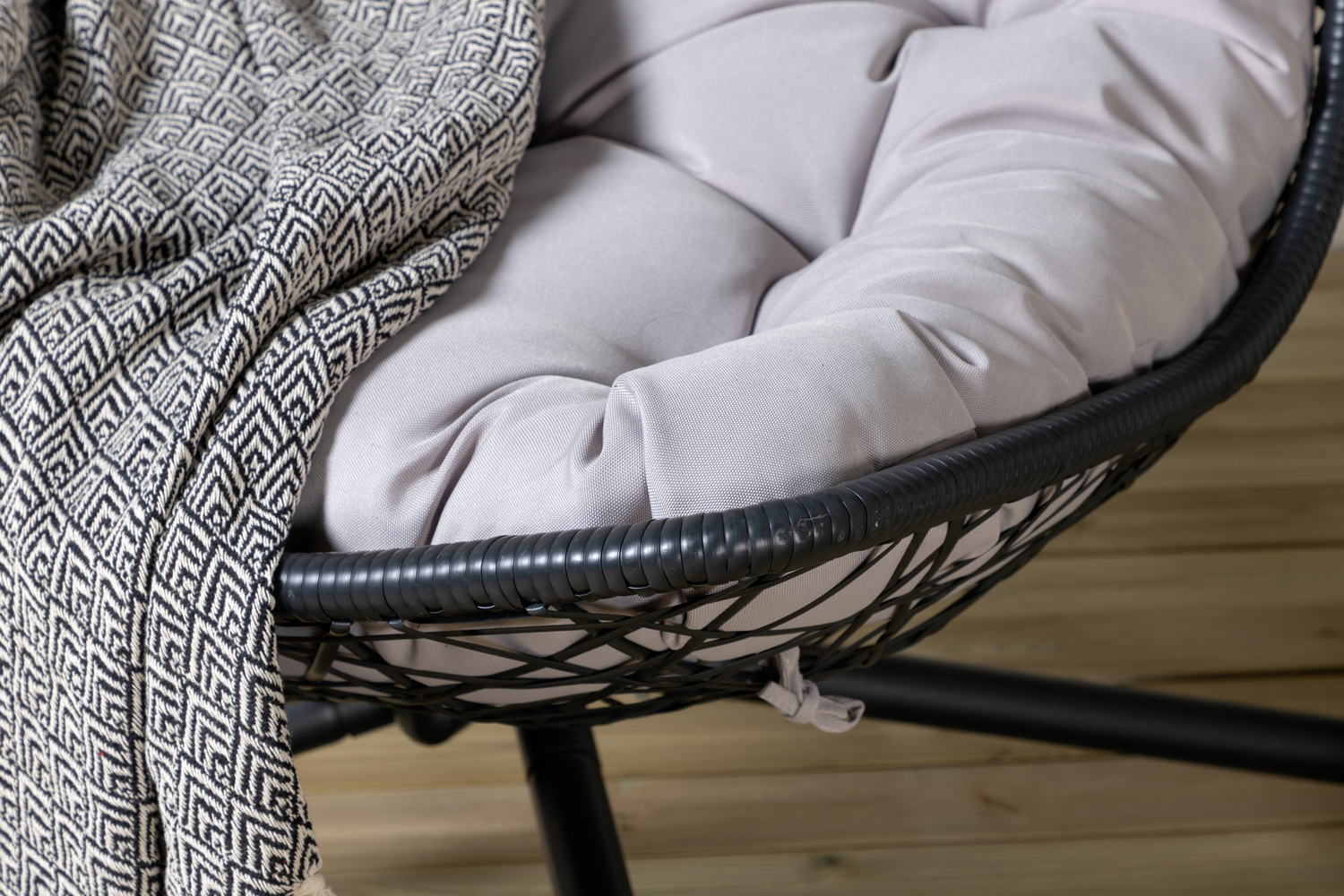 Silla colgante Dallas 519 (Negro)