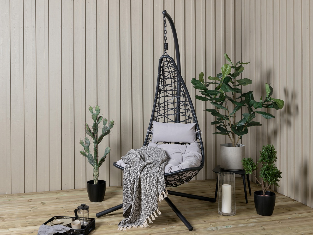 Silla colgante Dallas 519 (Negro)