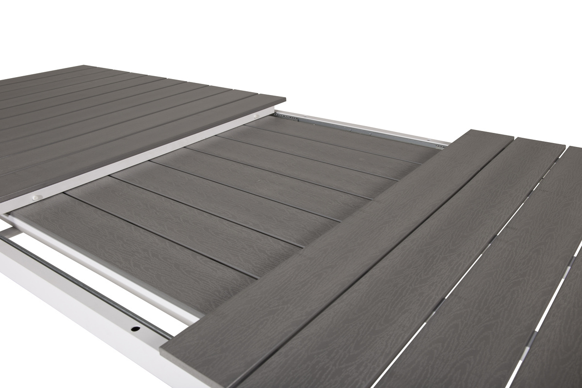 Mesa para exterior Dallas 668 (Gris + Blanco)