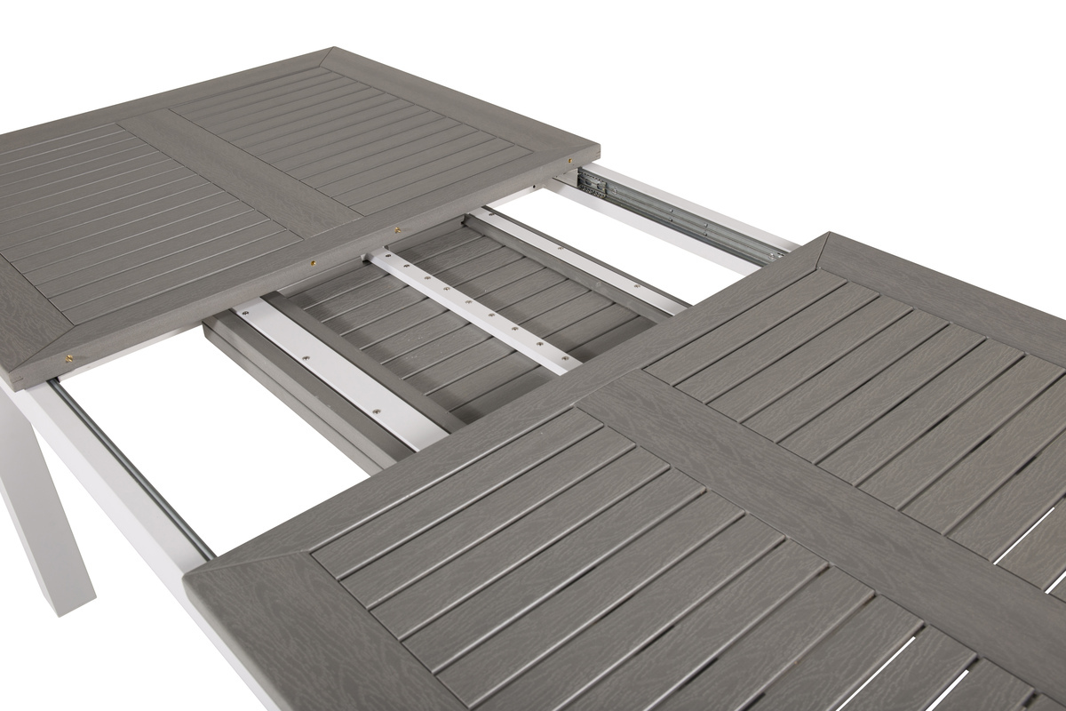 Mesa para exterior Dallas 1158 (Gris + Blanco)