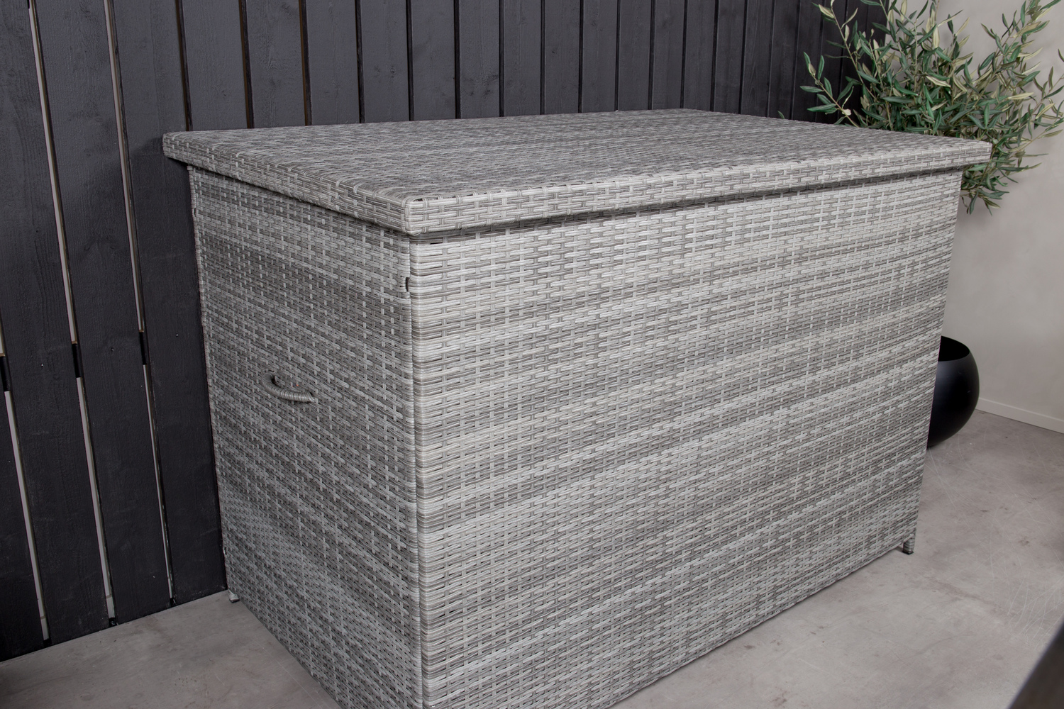 Caja de almacenamiento para exterior Dallas 804 (Gris)