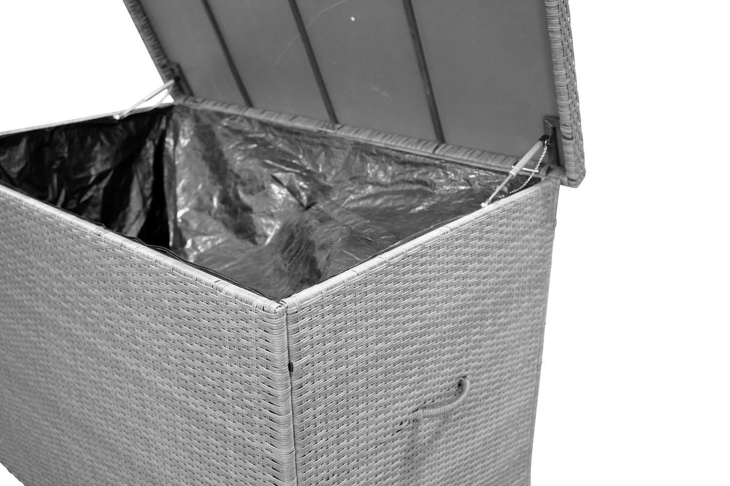 Caja de almacenamiento para exterior Dallas 804 (Gris)