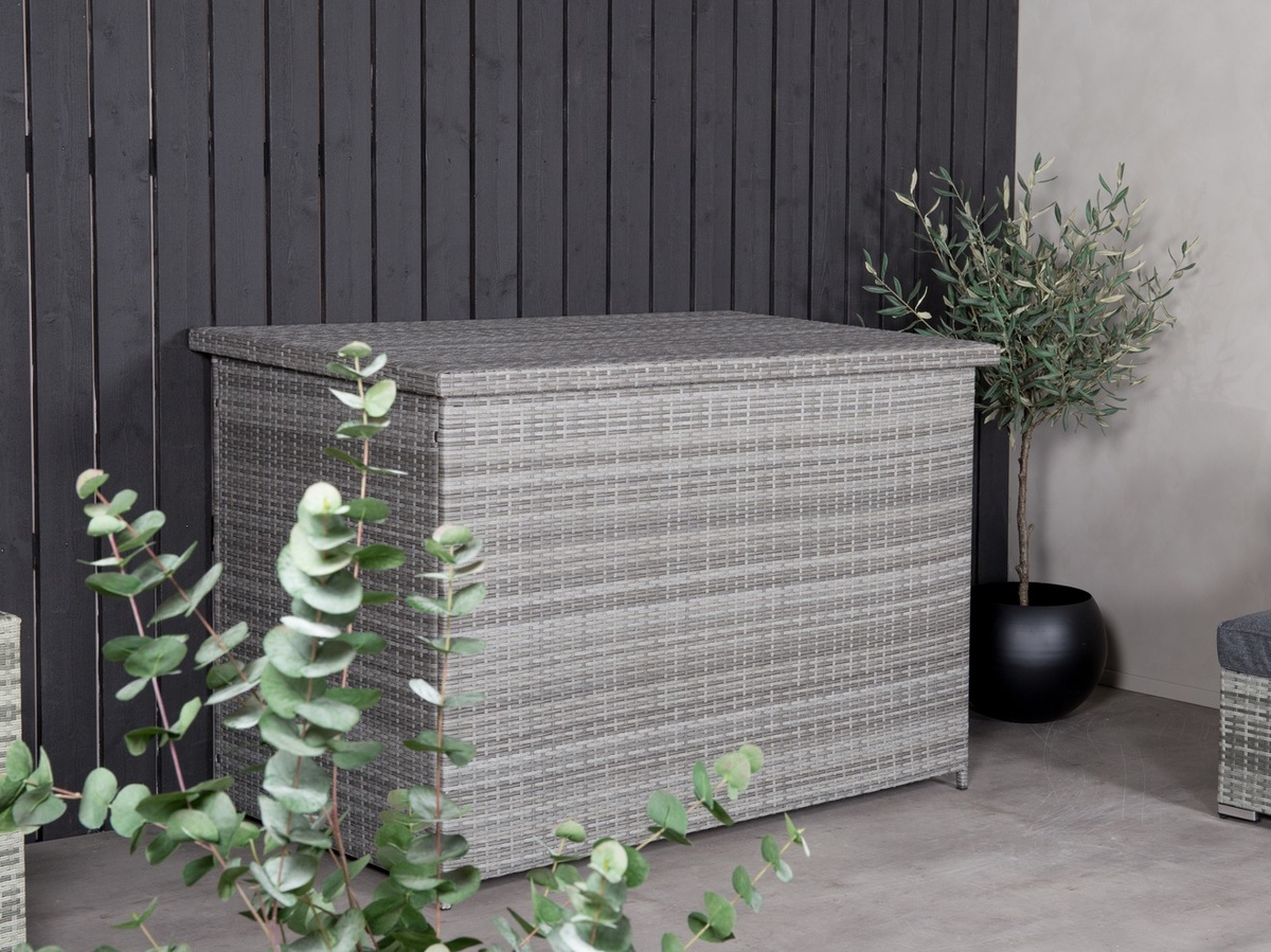 Caja de almacenamiento para exterior Dallas 804 (Gris)