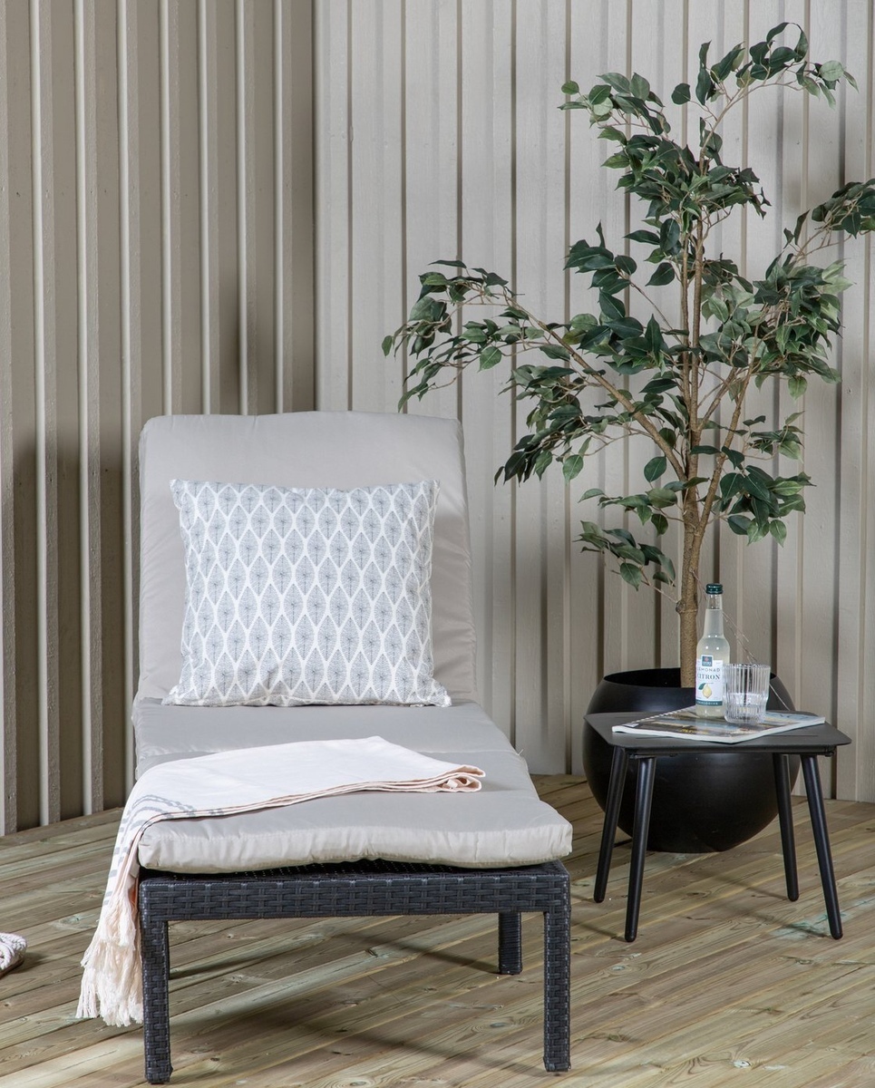 Tumbona Dallas 904 (Negro + Gris)