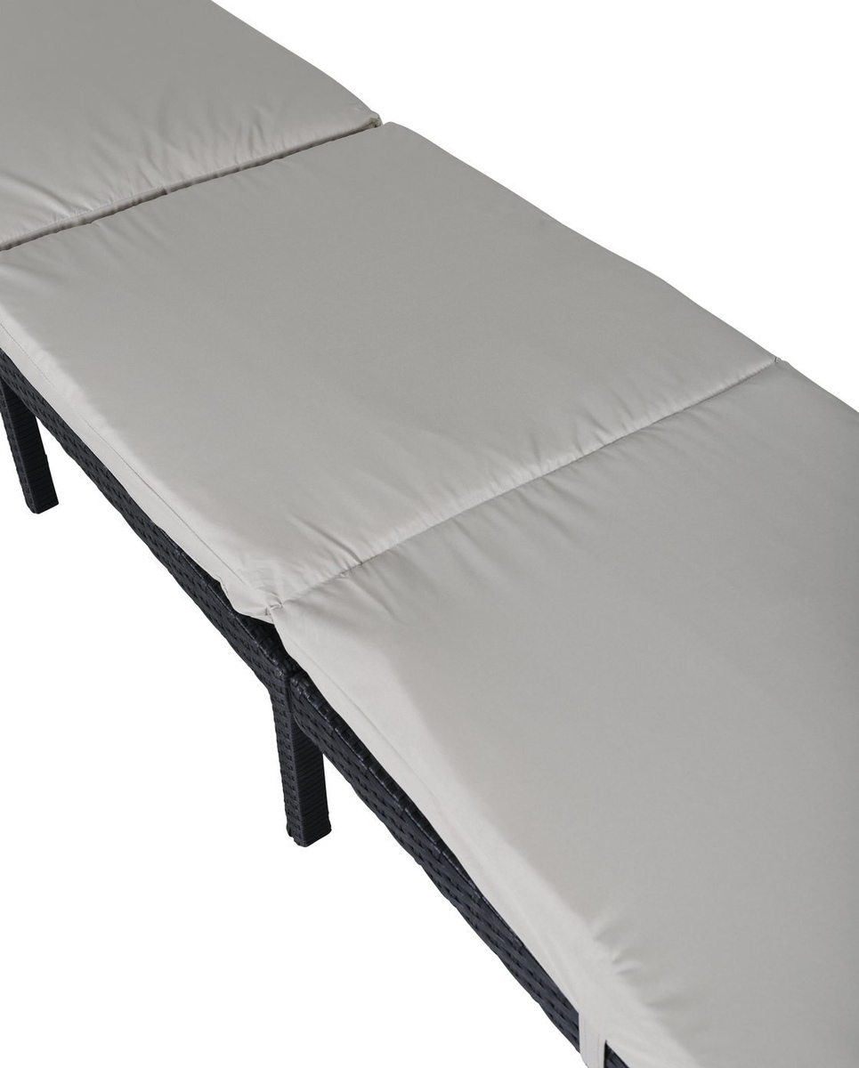 Tumbona Dallas 904 (Negro + Gris)