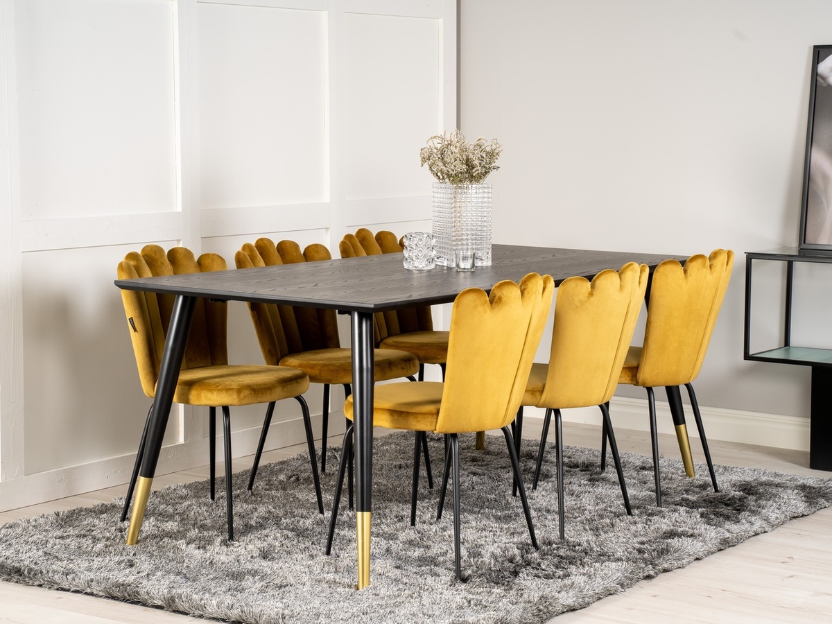 Conjunto de mesas y sillas para comedor Dallas 1252