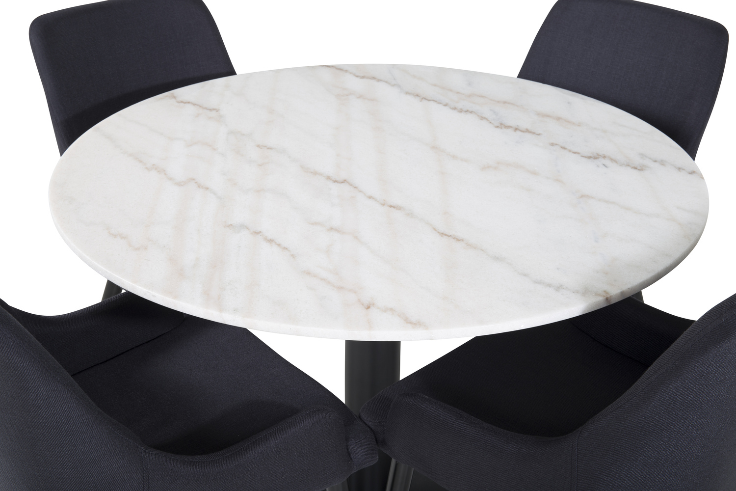 Conjunto de comedor Dallas 1300 (Negro)