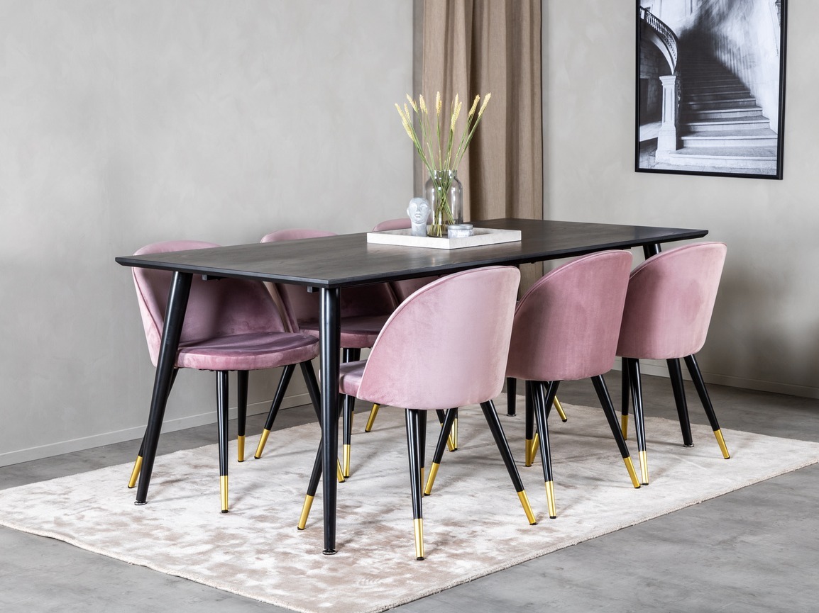 Conjunto de mesas y sillas para comedor Dallas 1334