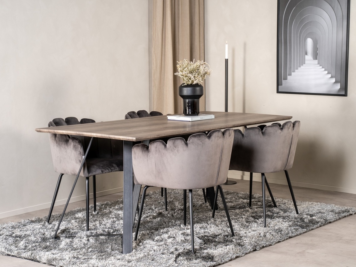 Conjunto de mesas y sillas para comedor Dallas 1342