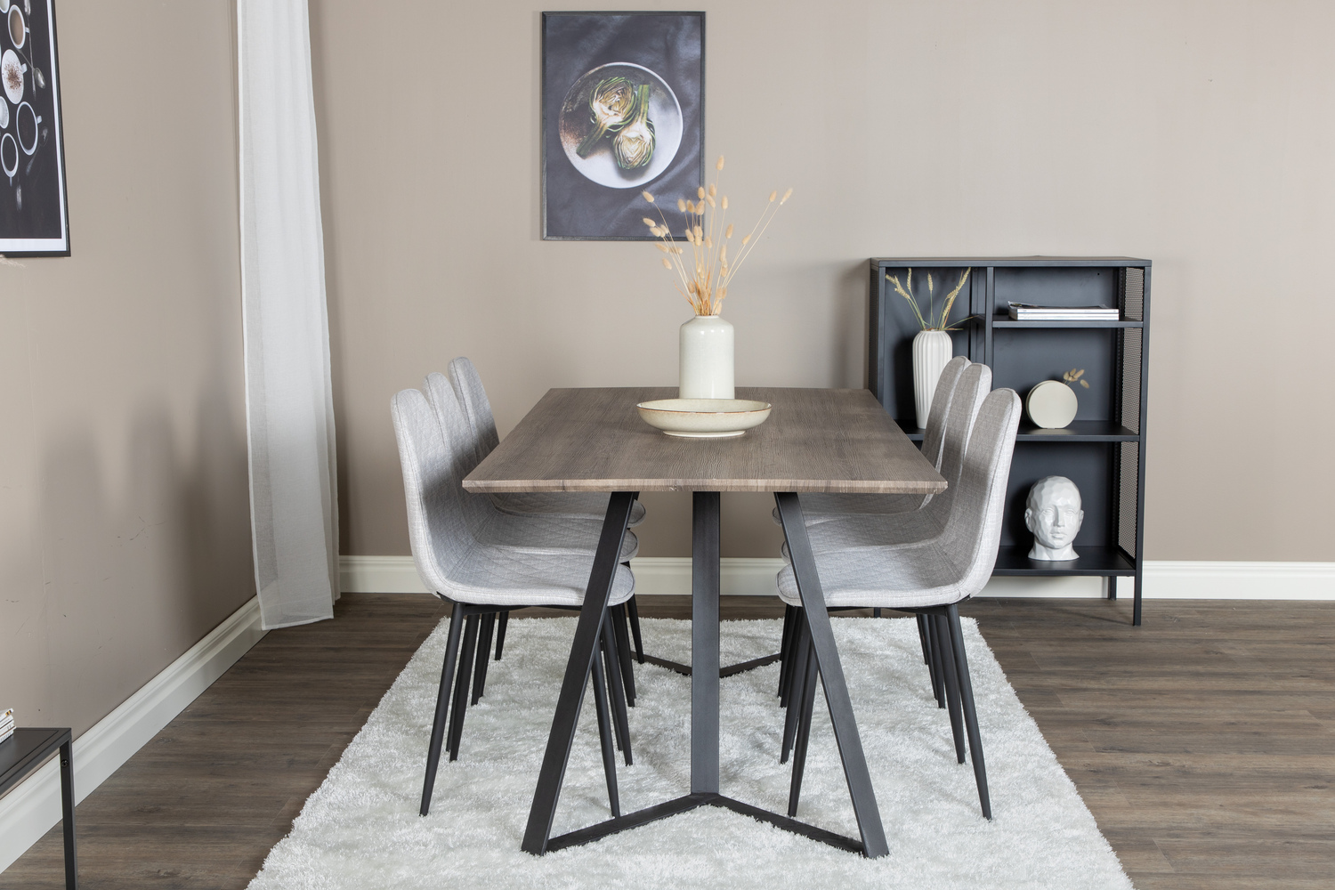 Conjunto de mesas y sillas para comedor Dallas 1356