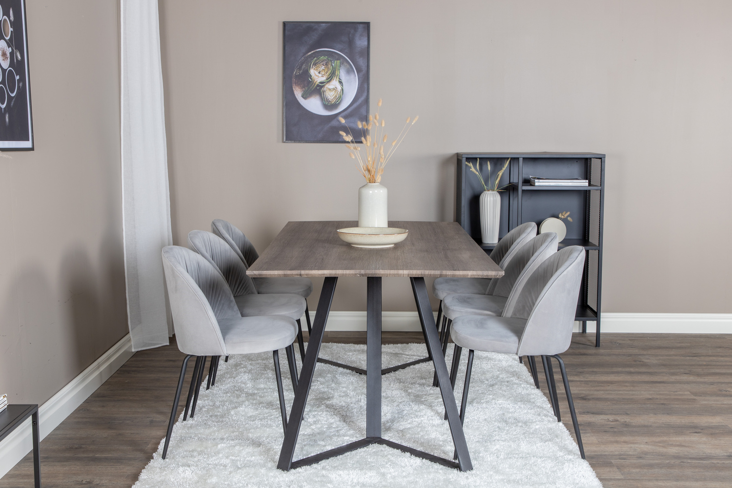 Conjunto de mesas y sillas para comedor Dallas 1358