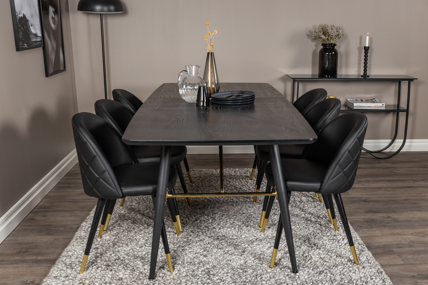 Conjunto de mesas y sillas para comedor Dallas 1452