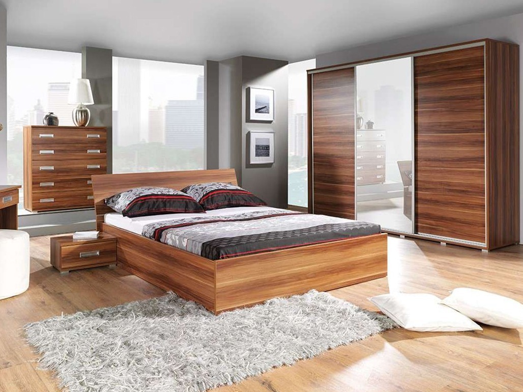 Conjunto de dormitorio Elicavo 106 (Ciruela)