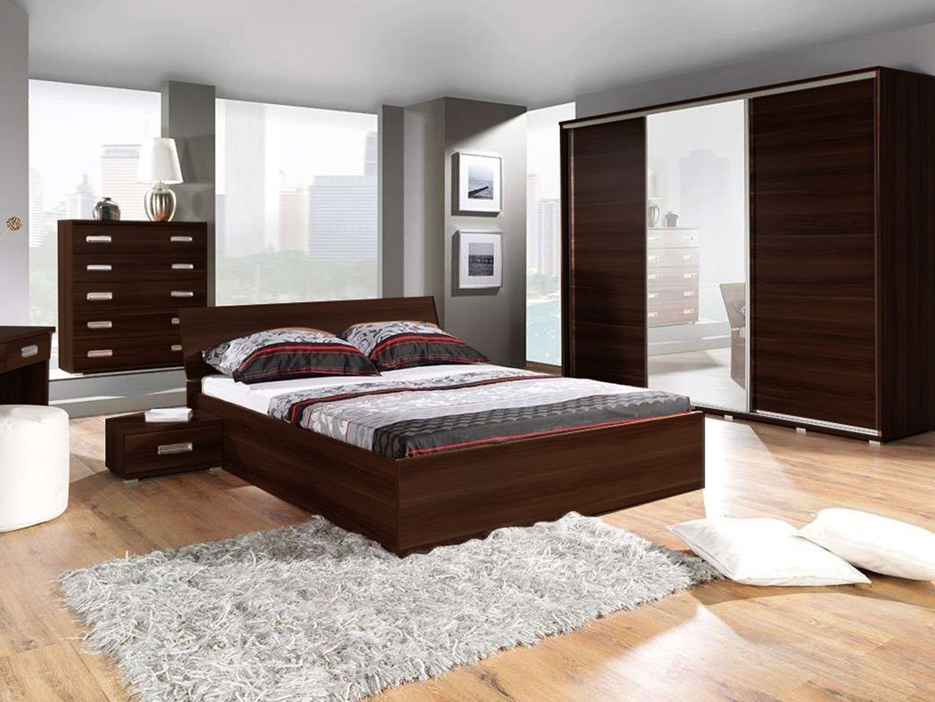 Conjunto de dormitorio Elicavo 106 (Wengué)