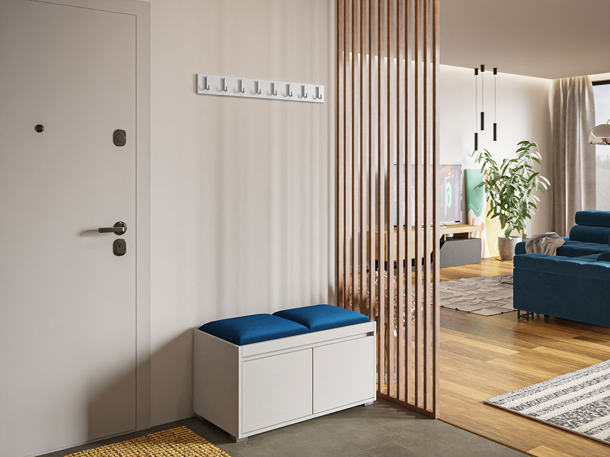 Conjunto para recibidor Comfivo Pinus I (Blanco + Manila 26)