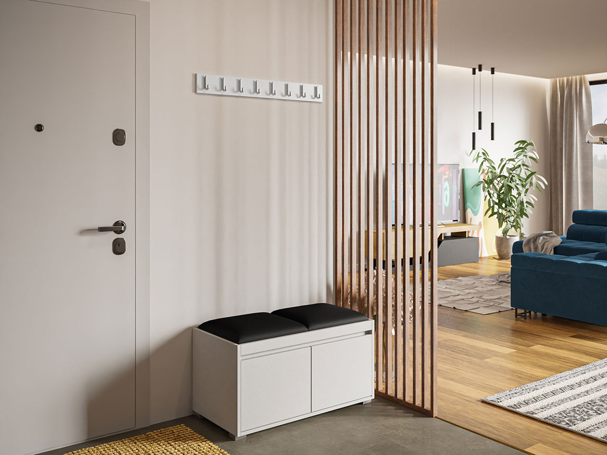 Conjunto para recibidor Comfivo Pinus I (Blanco + Soft 011)