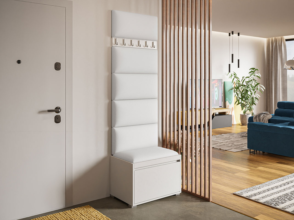 Conjunto para recibidor Comfivo Pinus V (Blanco + Soft 017)
