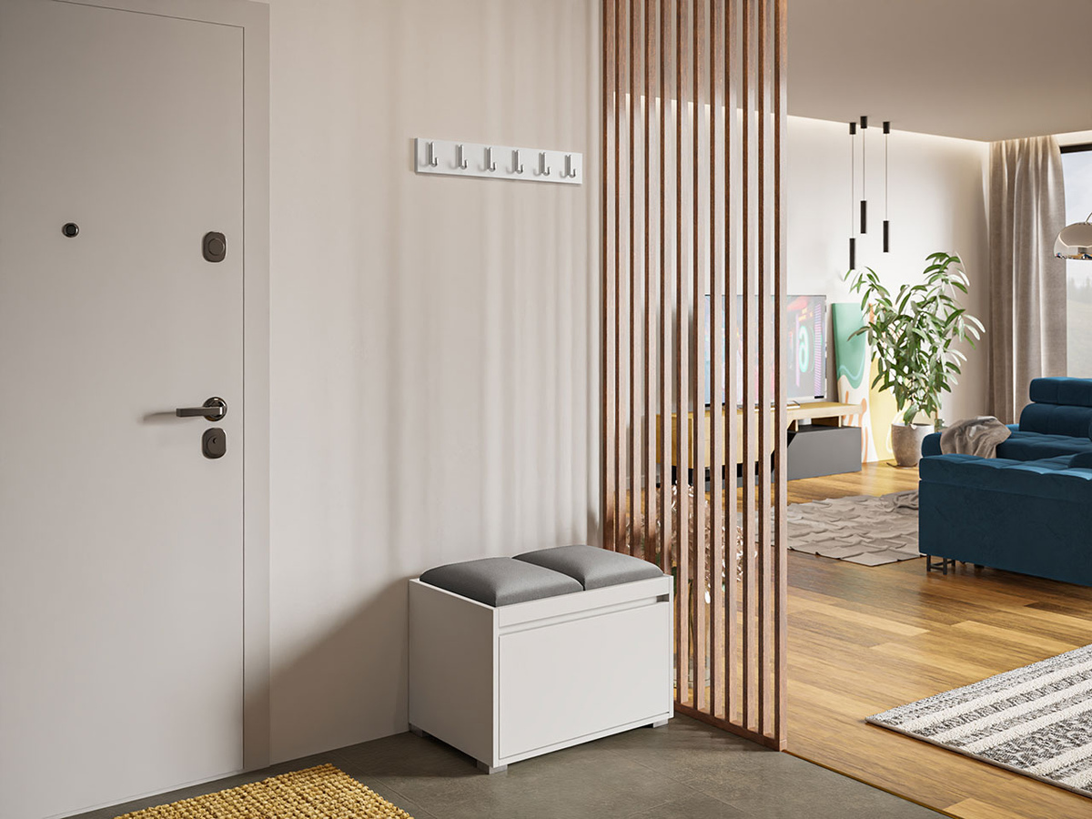 Conjunto para recibidor Comfivo Pinus VI (Blanco + Manila 16)