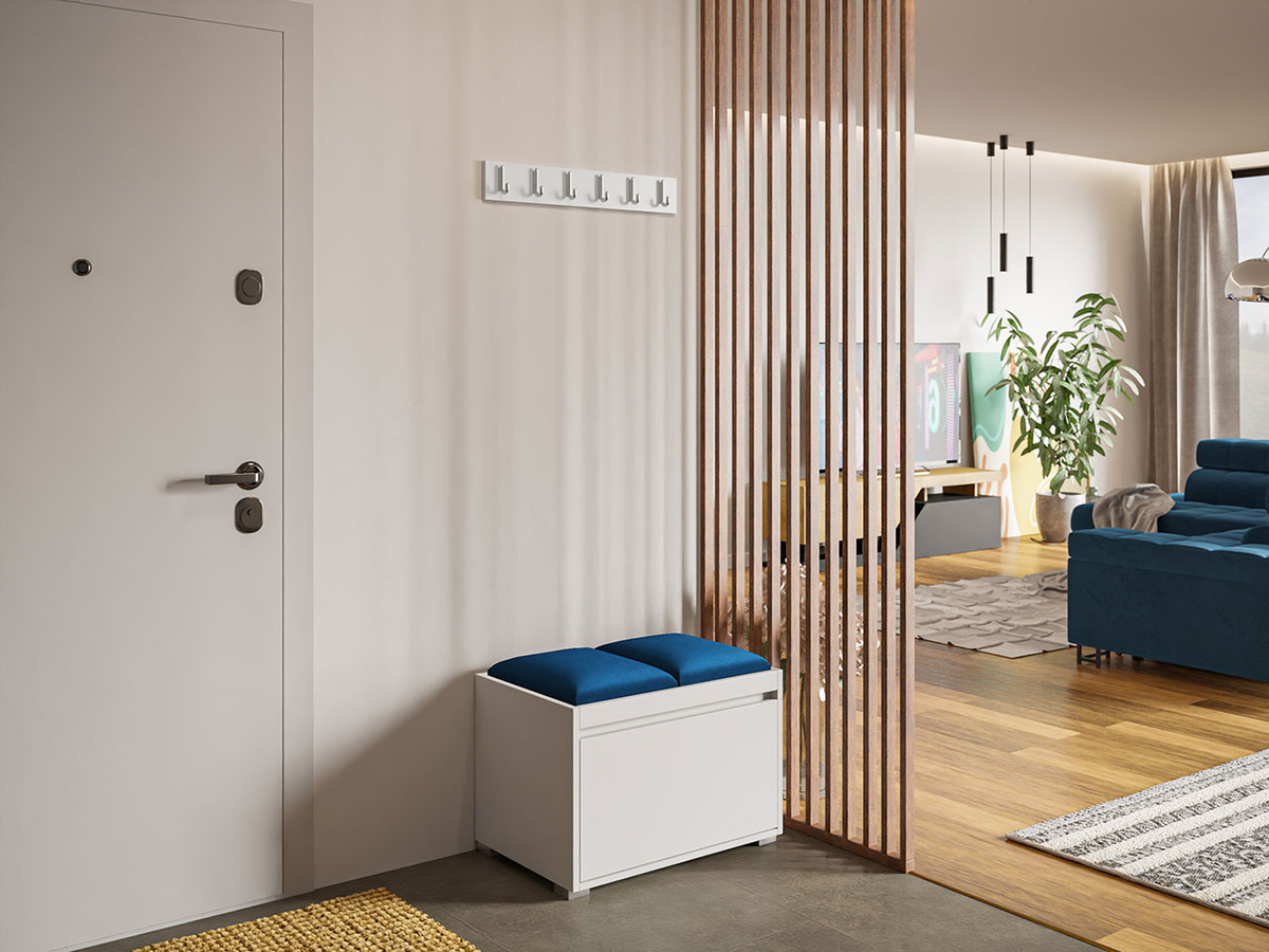 Conjunto para recibidor Comfivo Pinus VI (Blanco + Manila 26)