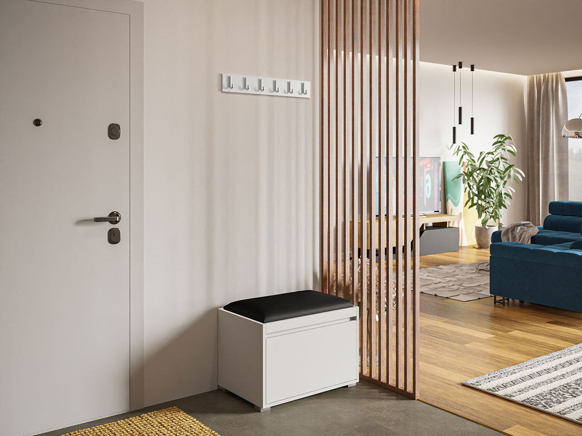 Conjunto para recibidor Comfivo Pinus VIII (Blanco + Soft 011)