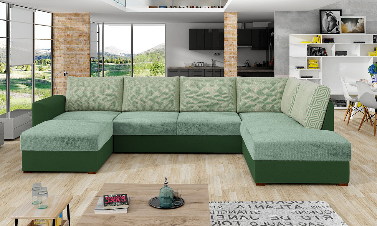 Sofá rinconero Comfivo 189 (Otusso 11 + Sorriso 8 + Modello 3)