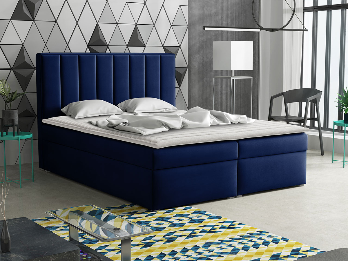 Cama continental Pomona 116 (Magic terciopelo 2216)