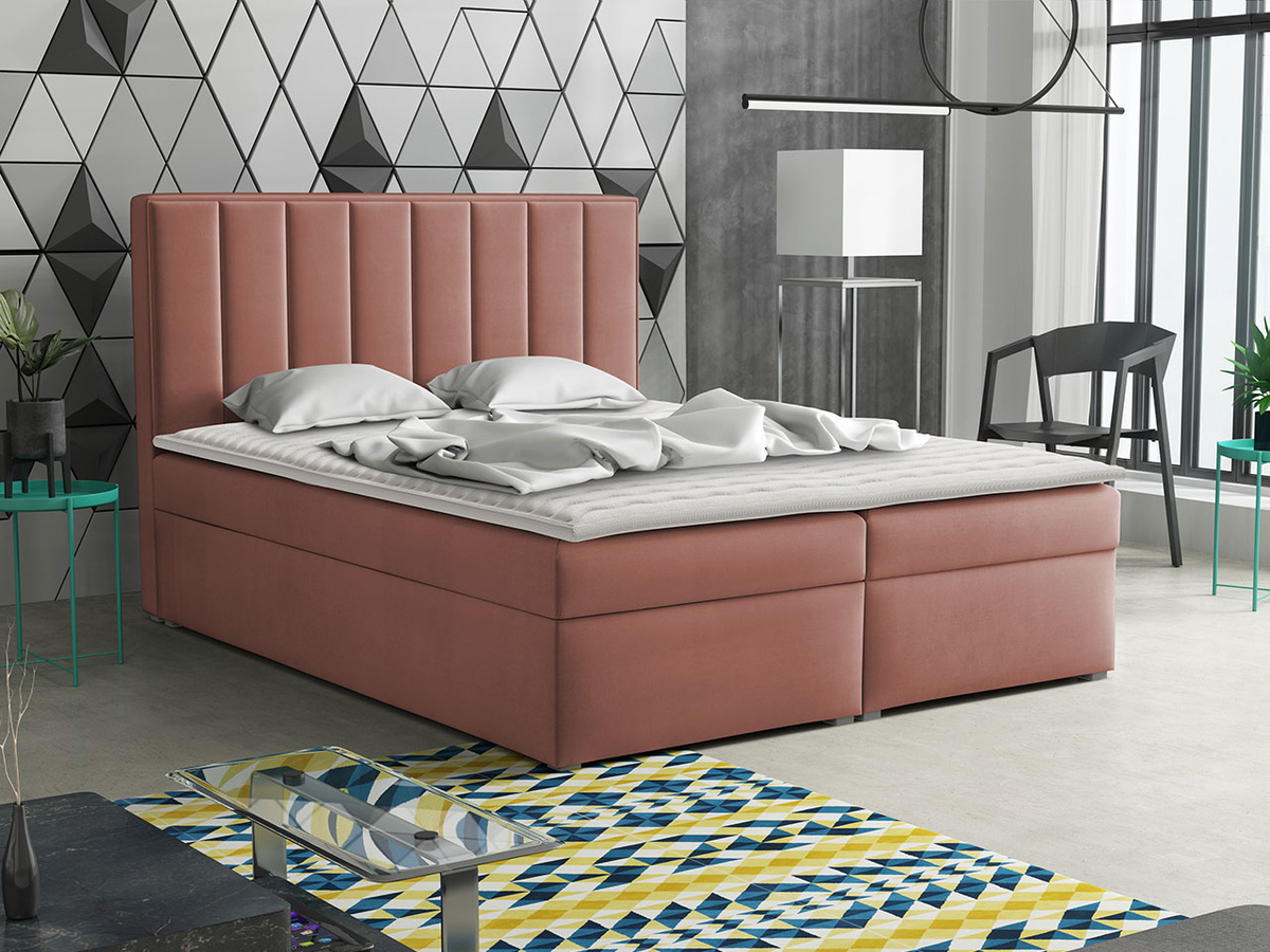 Cama continental Pomona 116 (Magic terciopelo 2258)