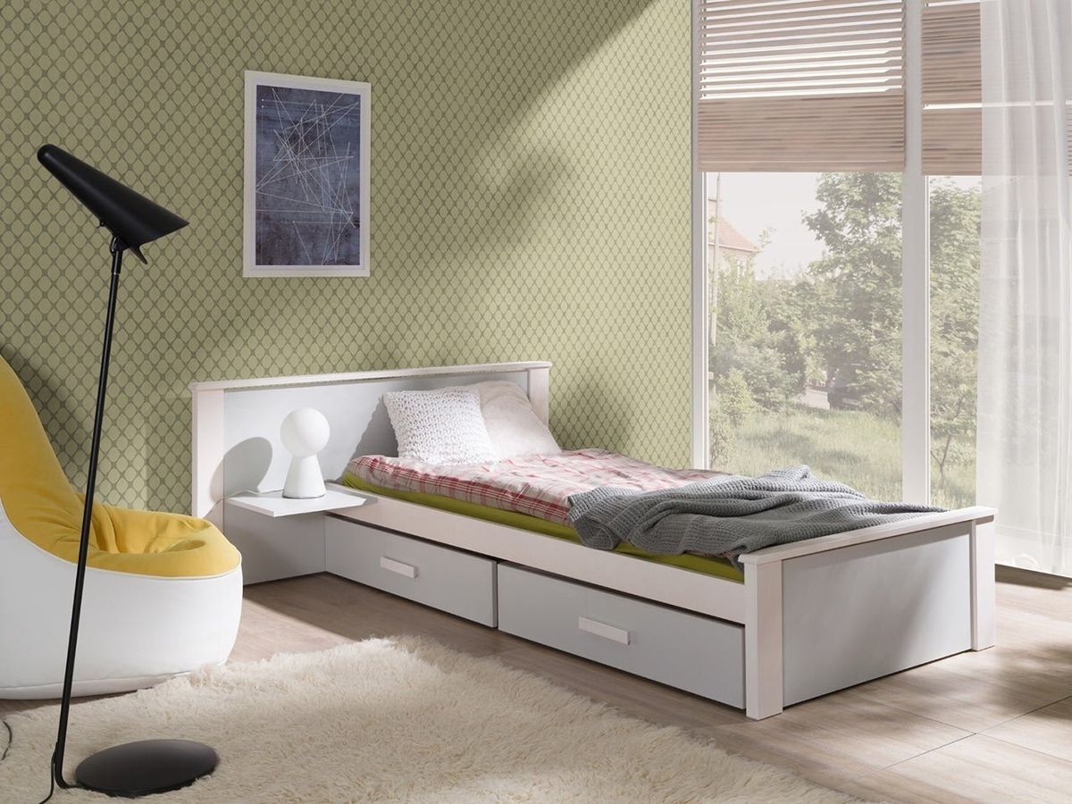 Cama Henderson 118 (Blanco + Gris)