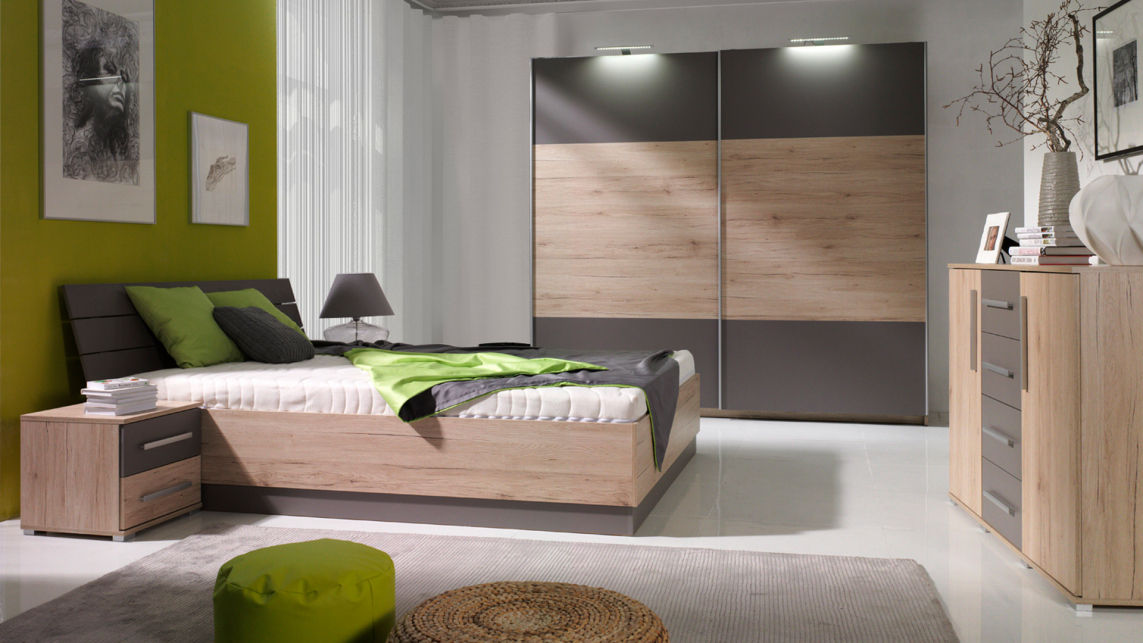 Cómoda Murrieta 148 (Roble sanremo + Gris)