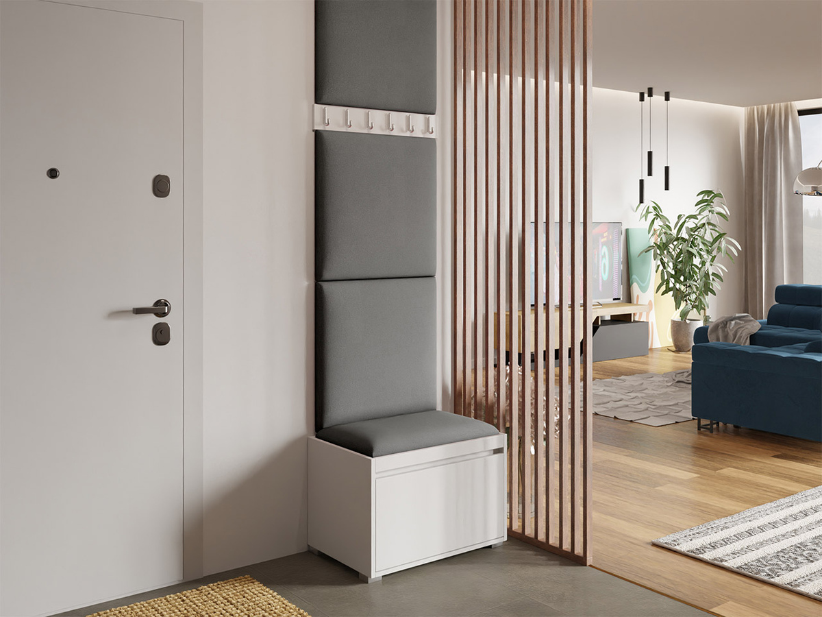 Conjunto para recibidor Comfivo Pinus IX (Blanco + Manila 16)