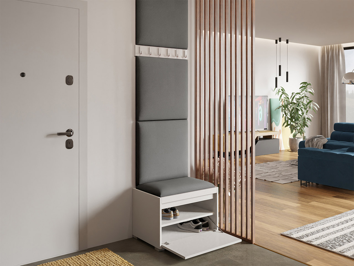 Conjunto para recibidor Comfivo Pinus IX (Blanco + Manila 16)