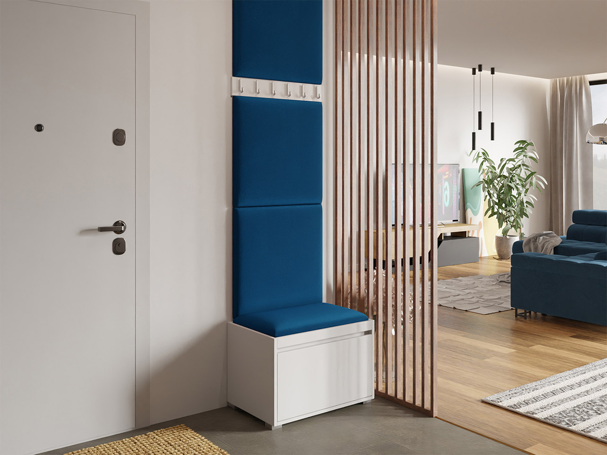 Conjunto para recibidor Comfivo Pinus IX (Blanco + Manila 26)