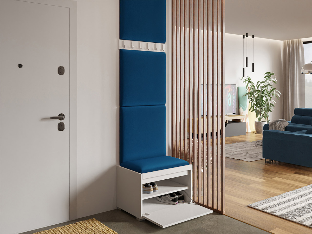 Conjunto para recibidor Comfivo Pinus IX (Blanco + Manila 26)